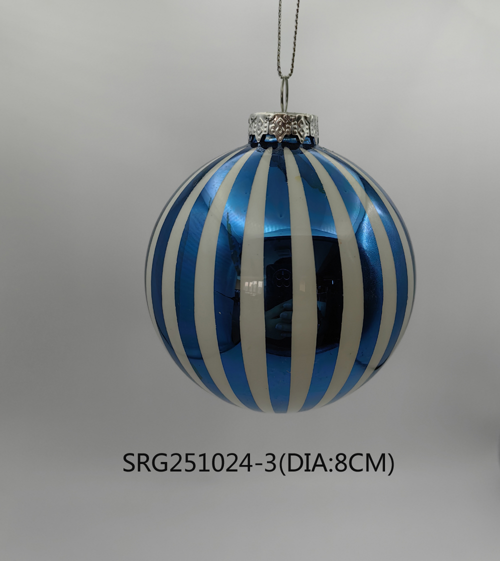  Glass ball Ornaments Decoration for Party Glass Hanging Ball