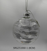 Glass Christmas decoration for Party Glass Ornaments Decoration with LED light