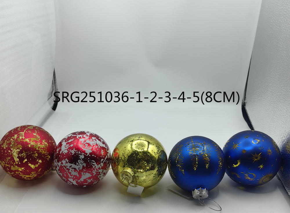  Glass ball Ornaments Decoration for Party Glass Hanging Ball