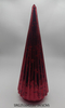  Glass christmas tree with led light Decoration for Party Glass decoration