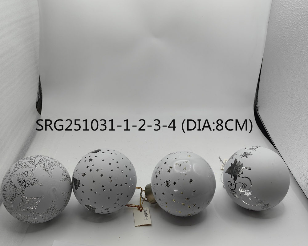  Glass ball Ornaments Decoration for Party Glass Hanging Ball