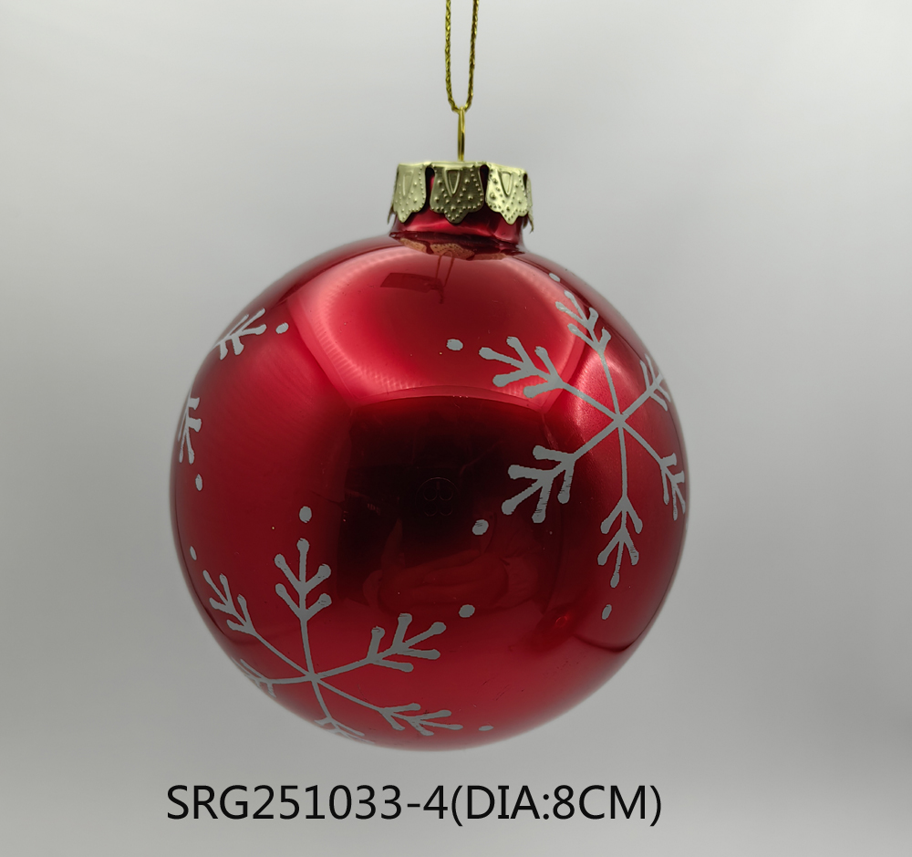  Glass ball Ornaments Decoration for Party Glass Hanging Ball