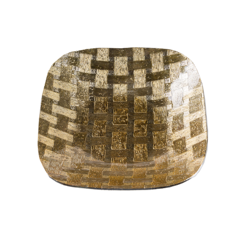 Golden Glass Plate