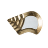Shell Shape Glass Food Plate