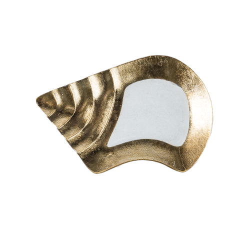 Shell Shape Glass Food Plate