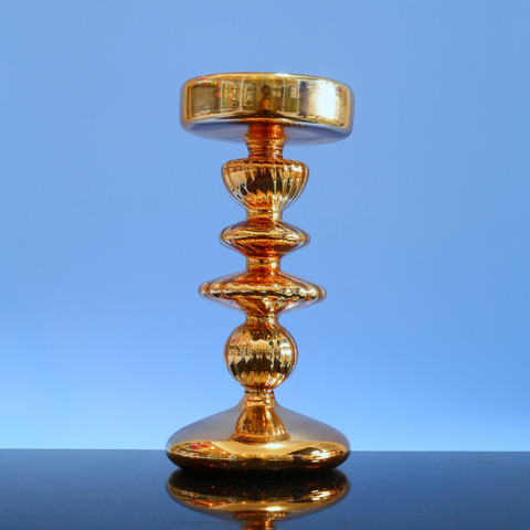  Glass candle holder