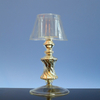  Glass candle holder