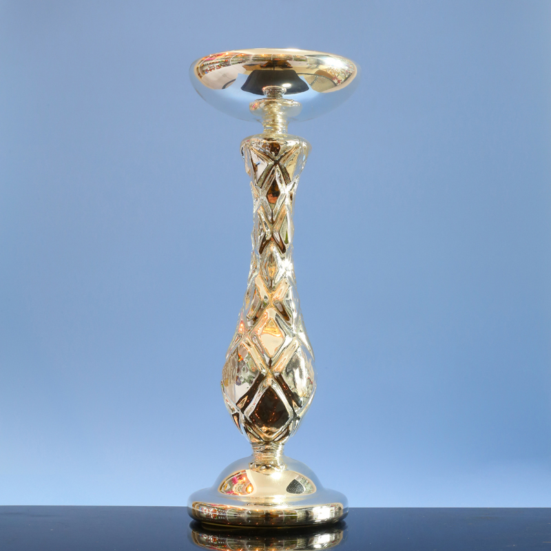  Glass candle holder