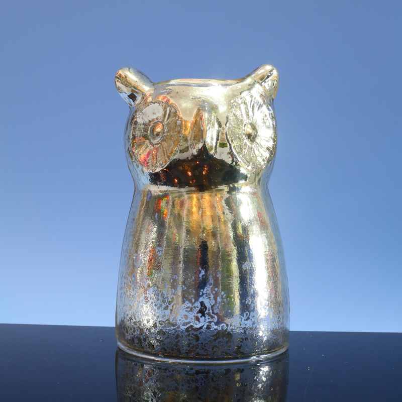  Glass candle holder