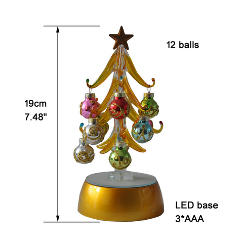 Christmas tree with LED base