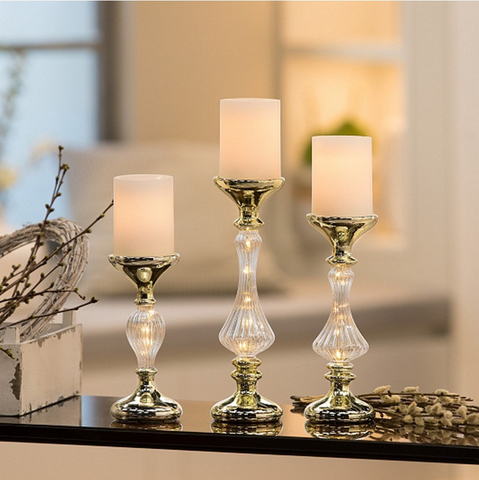 Set of 3 candle holder