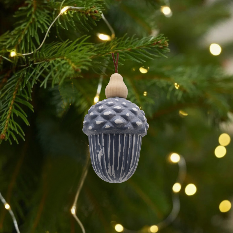  Glass pine nuts for Christmas Decoration