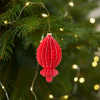  Hanging Glass Christmas Decoration