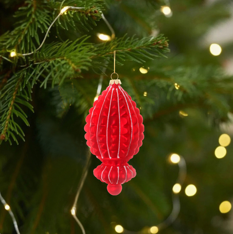  Hanging Glass Christmas Decoration