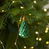 Glass Tree Christmas Ornament 