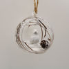  Glass Ornaments with Decoration for Party Glass Hanging Ball 