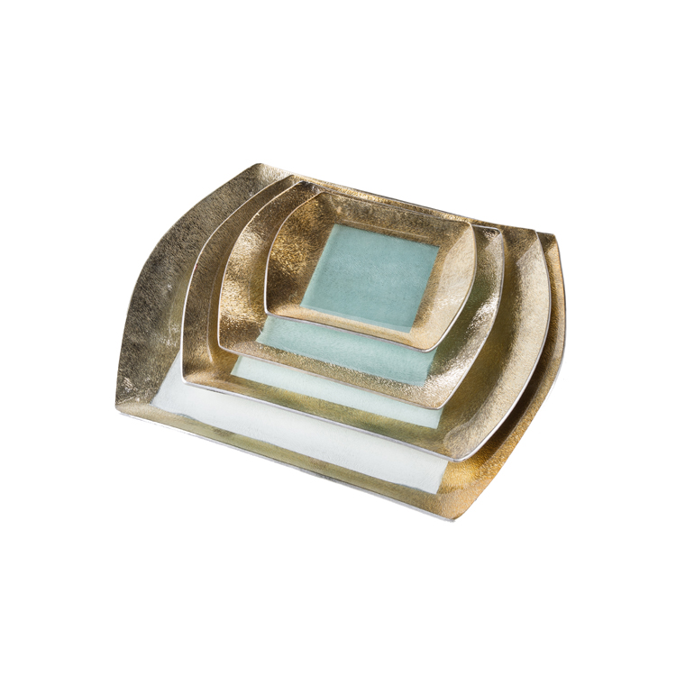 Glass Tablewares Glass Plate Decoration for Party 