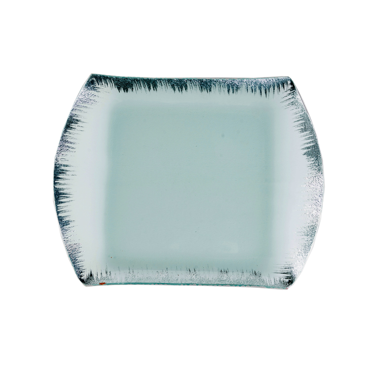 Glass Tablewares Glass Plate Decoration for Party 