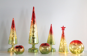 Christmas Decoration Glass Tree Home Decor Glass Christmas Tree Decoration
