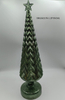 Light Mercury Glass Christmas Tree with Ornaments Tabletop Christmas Ornaments Holiday Season Decoration 