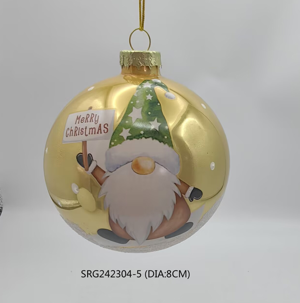 Hot Sale Christmas Glass Ball Decor Christmas Tree Hanging Christmas Ball in Set for Wedding and Party