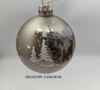  Decorative Hanging christmas hand painting Ball Globe Glass Orbs Home Ornament