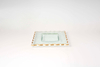 Glass Tray with Gold Rim