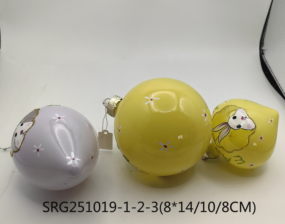  Glass ball Ornaments Decoration for Party Glass Hanging Ball