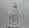  Glass Christmas decoration for Party Glass Ornaments Decoration with LED light