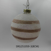  Glass Christmas decoration for Party Glass Ornaments Decoration with LED light