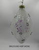  Glass Christmas decoration for Party Glass Ornaments Decoration with LED light