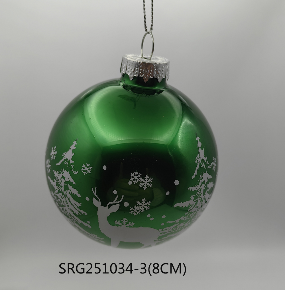  Glass ball Ornaments Decoration for Party Glass Hanging Ball