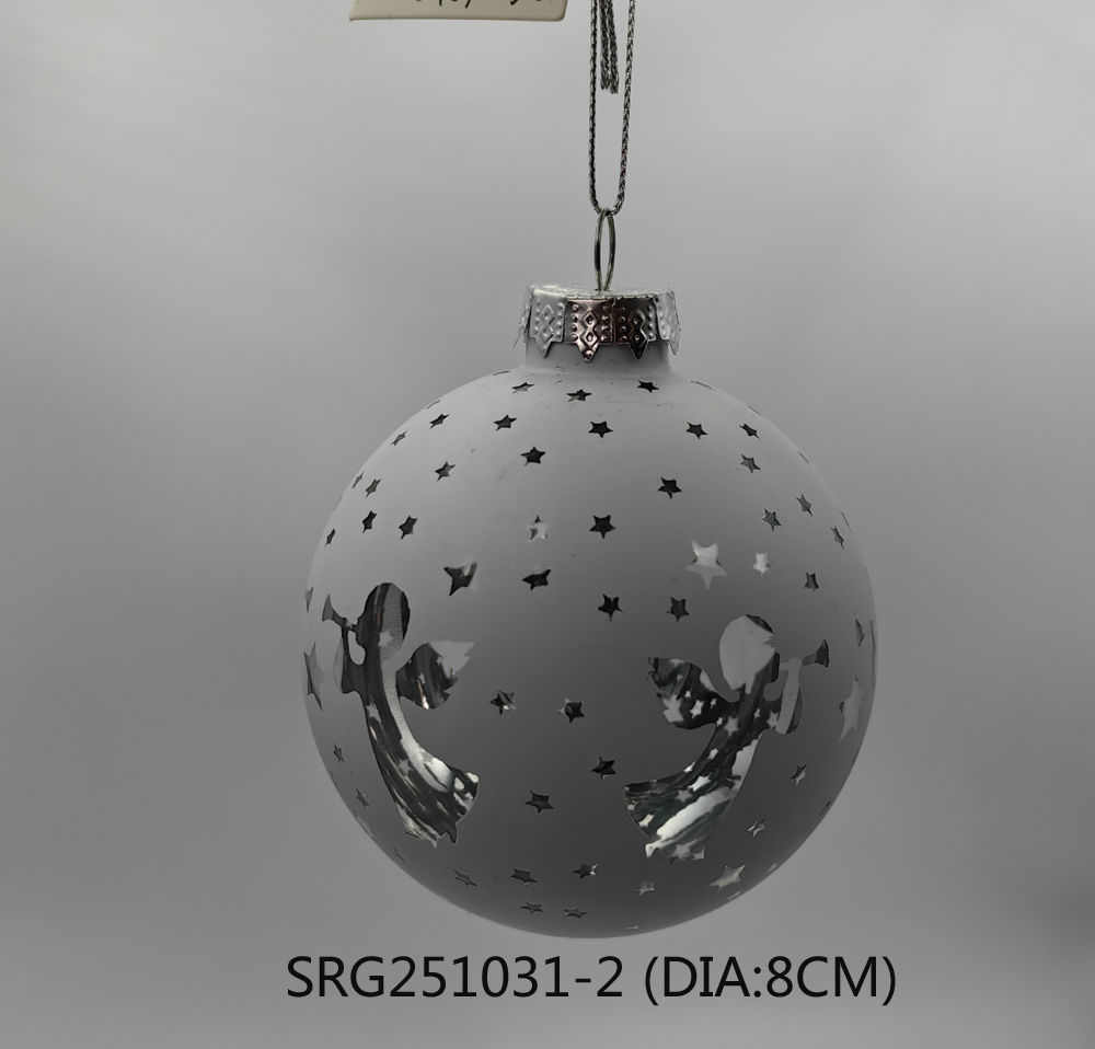  Glass ball Ornaments Decoration for Party Glass Hanging Ball