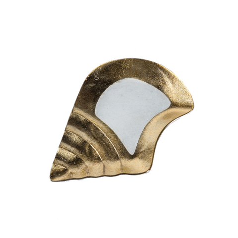 Shell Shape Glass Food Plate
