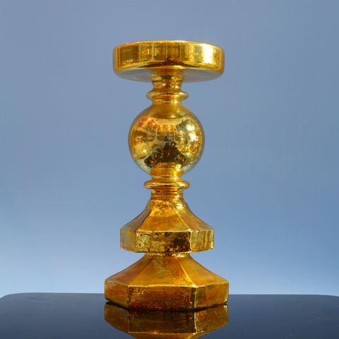  Glass candle holder