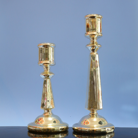  Glass candle holder