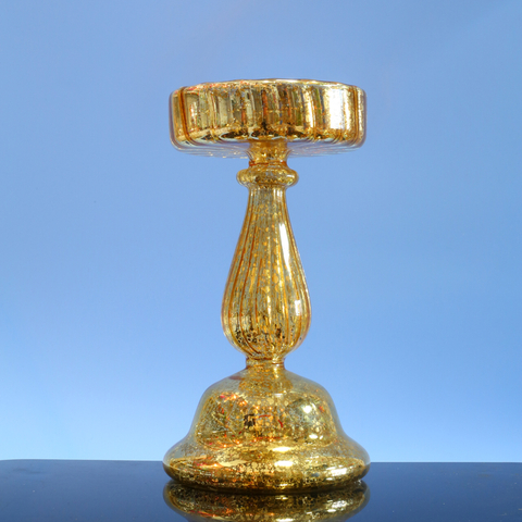  Glass candle holder