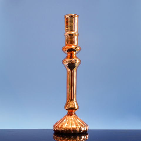  Glass candle holder