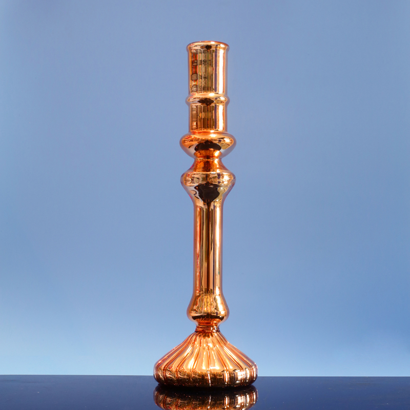  Glass candle holder
