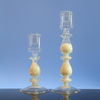  Glass candle holder