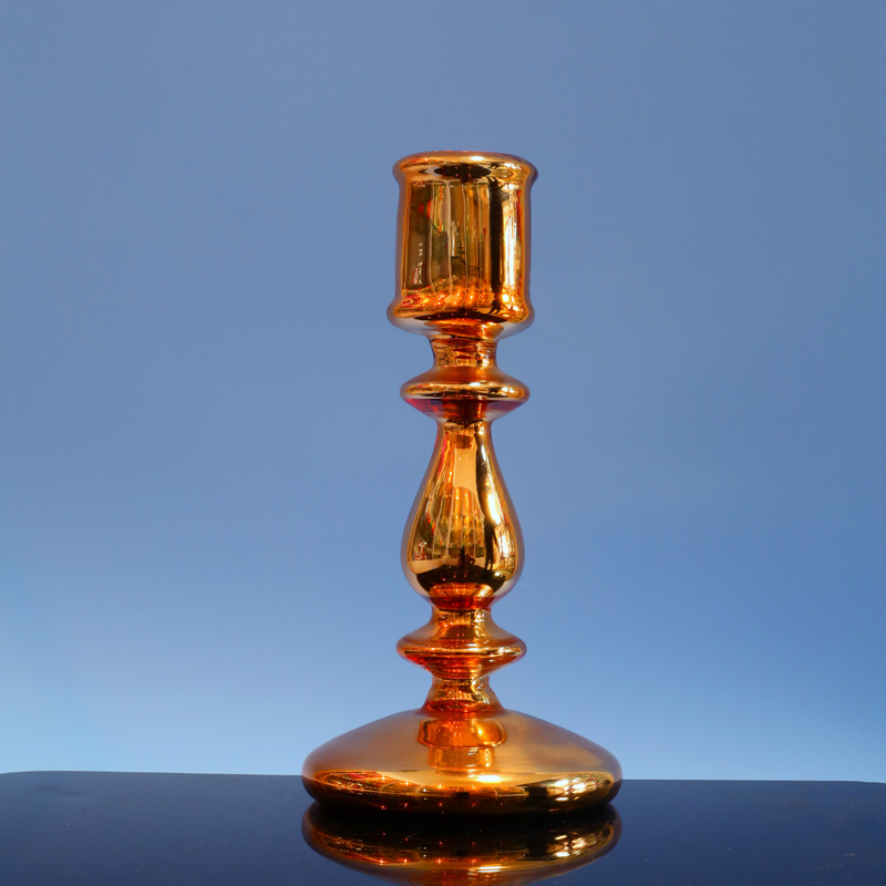 Glass candle holder