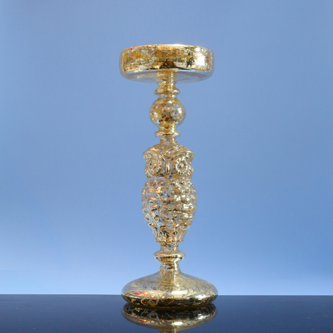  Glass candle holder