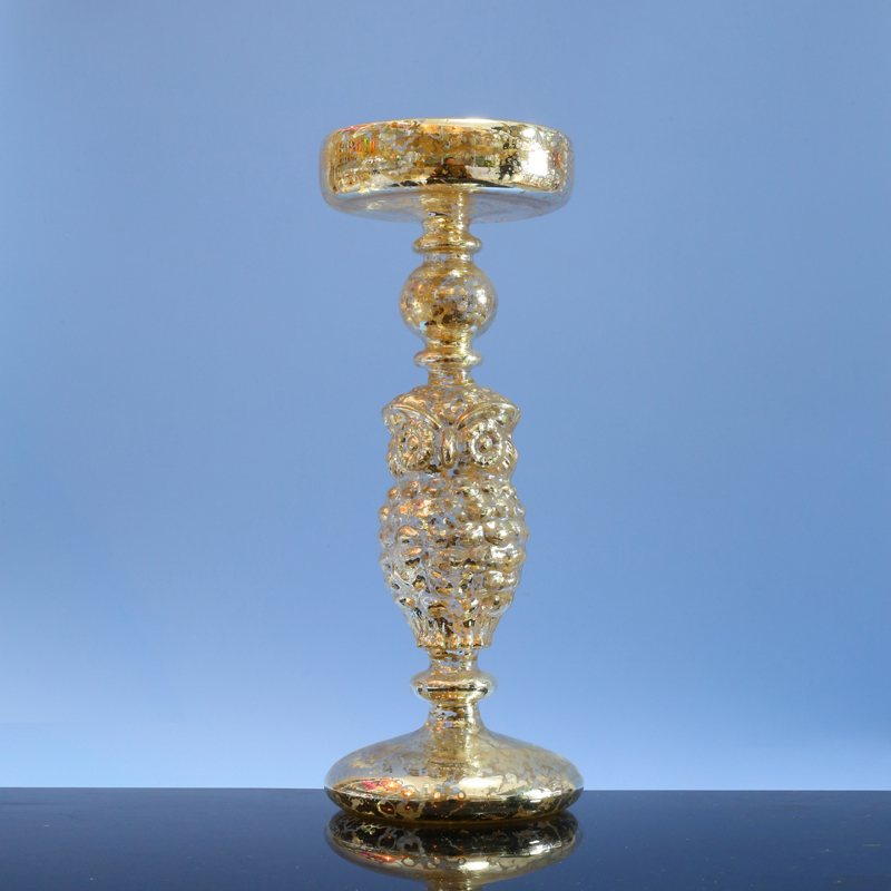  Glass candle holder