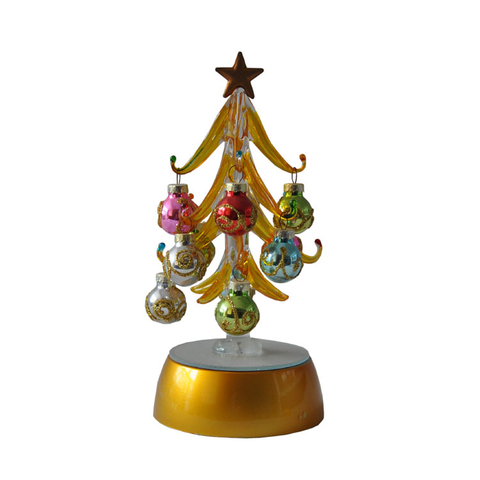 Christmas tree with LED base