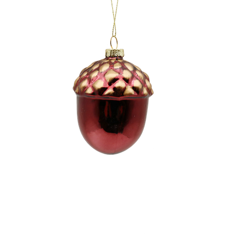  Hanging Glass pine nuts for Christmas Decoration