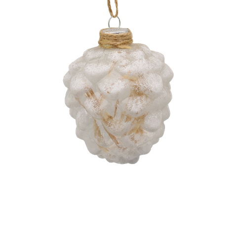  Glass pine nuts for Christmas Decoration