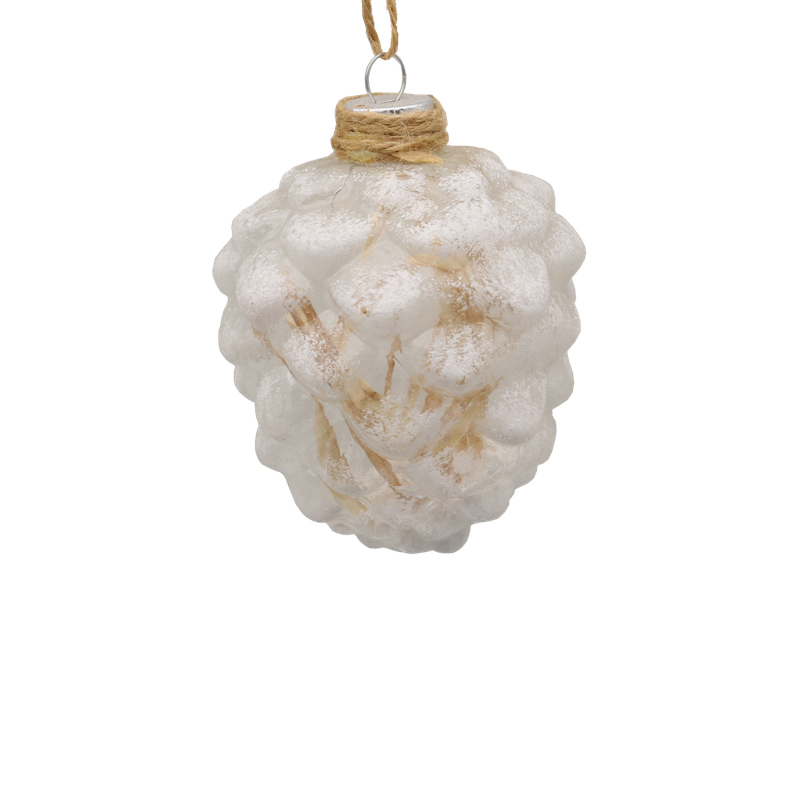  Glass pine nuts for Christmas Decoration