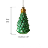 Glass Tree Christmas Ornament 
