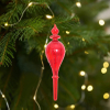  Hanging Red Glass Christmas Decoration