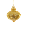  Gold Hanging Glass Christmas Decoration